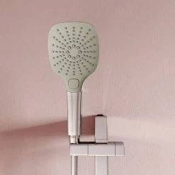 Aqualisa Dream Square Thermostatic Mixer Shower with Adjustable and Wall Fixed Heads - DRMDCV2.ADFW.SQR -Showers Shop DRMDCV2.ADFW .SQR D3 460