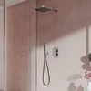 Aqualisa Dream Square Thermostatic Mixer Shower with Hand Shower and Wall Fixed Head - DRMDCV2.HSFW.SQR -Showers Shop DRMDCV2.HSFW .SQR P