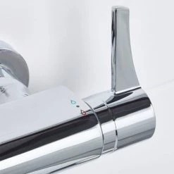 Bristan Design Utility Lever Bar Mixer with Adjustable Riser Kit & Fast Fit Wall Fixings -Showers Shop DUL2 SHXARFF C.ai2 460