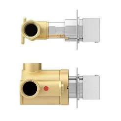 Milan Concealed Individual Stop Tap + Thermostatic Control Shower Valve -Showers Shop EG AZ 36AS d5 460