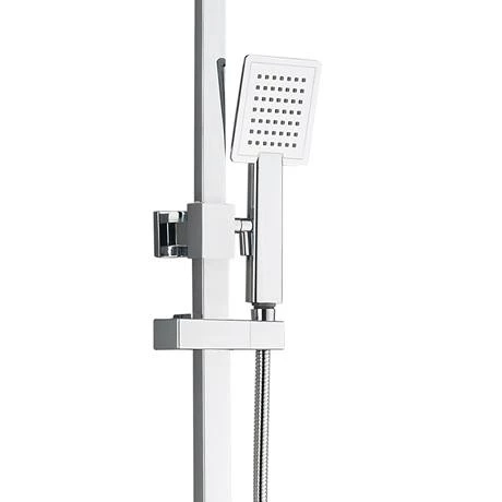 Summit Modern Square Thermostatic Shower - Chrome 5 Summit Modern Square Thermostatic Shower - Chrome - Image 3