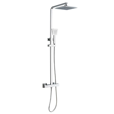 Summit Modern Square Thermostatic Shower - Chrome 3 Summit Modern Square Thermostatic Shower - Chrome