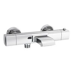 Montreal Wall Mounted Thermostatic Bath Shower Valve (Bottom Outlet)