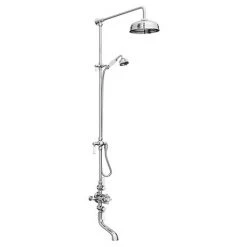 Trafalgar Traditional Triple Exposed Valve With Spout - Chrome