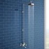 Chatsworth Thermostatic Shower Bar Valve with Rigid Riser & Bath Tap -Showers Shop EG TCK 12 nw p