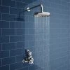 Chatsworth 1928 Twin Exposed Thermostatic Shower Pack (inc. Valve, Elbow + Fixed Shower Head) -Showers Shop EGLY24V PK1 n p