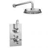 Thames Traditional Shower Package with Concealed Valve + 8" AirTec Head -Showers Shop ESV21 PK n p