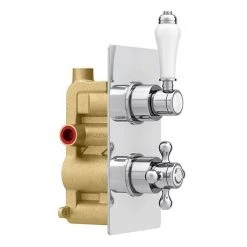 Thames Traditional Twin Concealed Thermostatic Shower Valve -Showers Shop ESV21 N D2 460