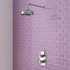 Trafalgar Traditional Twin Concealed Thermostatic Shower Valve -Showers Shop ESV61 detail2 460