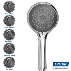 Triton Danzi DuElec 10.5kw Electric Shower - White - GEDADU11 11 Triton Danzi DuElec 10.5kw Electric Shower - White - GEDADU11 -Showers Shop GEDADU91 D3 460 1