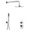 Crosswater Central Chrome 2 Outlet 2-Handle Shower Bundle -Showers Shop GTLCENT01 P