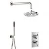 Crosswater MPRO Chrome 2 Outlet 2-Handle Shower Bundle 1 Crosswater MPRO Chrome 2 Outlet 2-Handle Shower Bundle -Showers Shop GTLPRO1510C P