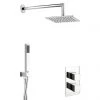 Crosswater Water Square 2 Outlet 2-Handle Shower Bundle -Showers Shop GTLWSQ01 P