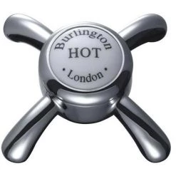 Burlington Anglesey Angled Bath Shower Mixer with Slide Rail & Soap Basket - H230-AN -Showers Shop H230 AN d 375