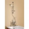 Burlington Birkenhead Angled Bath Shower Mixer with Slide Rail & Soap Basket - H230-BI -Showers Shop H230 BI L 460