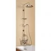 Burlington Anglesey Wall Mounted Angled Bath Shower Mixer w Riser, 9" Rose & Soap Basket 2 Burlington Anglesey Wall Mounted Angled Bath Shower Mixer w Riser, 9" Rose & Soap Basket -Showers Shop H365 AN L 460