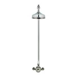 Crosswater - Belgravia Thermostatic Shower Valve with Fixed Head - Nickel -Showers Shop HG SHOWERN D1 460