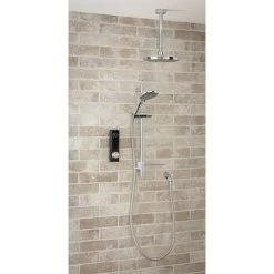 Triton HOME Digital Shower Mixer All-in-One with Round Fixed Head & Slider Rail Kit (High Pressure) -Showers Shop HOMDMCRRCIRM D1 460 1