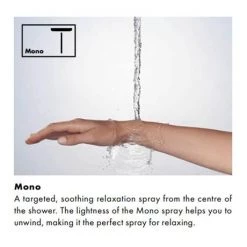 Hansgrohe Croma Multi 3 Spray 90cm Shower Slider Rail Kit with Soap Dish - 27774000 -Showers Shop Hansgrohe Mono 460