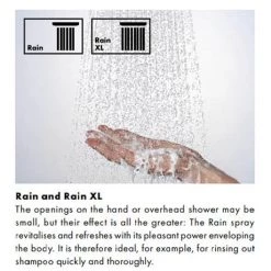 Hansgrohe Croma Vario 2 Spray 65cm Shower Slider Rail Kit with Soap Dish - 27772000 6 Hansgrohe Croma Vario 2 Spray 65cm Shower Slider Rail Kit with Soap Dish - 27772000 -Showers Shop Hansgrohe Rain 1 460 3