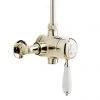 Heritage - Ryde Single Control Exposed Mini Valve With Top Outlet - Vintage Gold 2 Heritage - Ryde Single Control Exposed Mini Valve With Top Outlet - Vintage Gold -Showers Shop Heritage Ryde Single Control Exposed Mini Valve With Top Outlet Vintage Gold n p