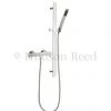 Hudson Reed Quadro Thermostatic Bar Valve with Sheer Slide Rail Kit - Chrome -Showers Shop Hudson Reed Quadro Thermostatic Bar Valve with Sheer Slide Rail Kit Chrome Medium