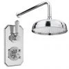 Hudson Reed Topaz Concealed Valve inc. 200mm Round Head + Wall Mounted Arm -Showers Shop Hudson Reed Topaz Concealed Valve Inc 200mm Round Head Wall Mounted Arm p