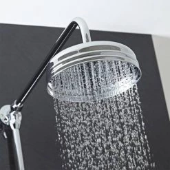 Hudson Reed Traditional Exposed Shower Valve, Riser Kit, Diverter & Shower Rose -Showers Shop Hudson Reed Traditional Exposed Shower Valve Riser Kit Diverter Shower Rose d1 460