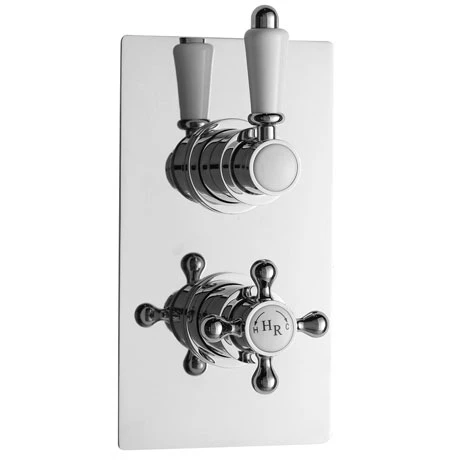 Hudson Reed Traditional Twin Concealed Thermostatic Shower Valve - Chrome - A3099C 3 Hudson Reed Traditional Twin Concealed Thermostatic Shower Valve - Chrome - A3099C