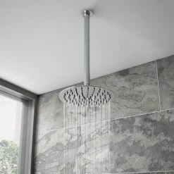 Arezzo Chrome Industrial Style Shower System with Concealed Valve + Ceiling Mounted Head 13 Arezzo Chrome Industrial Style Shower System with Concealed Valve + Ceiling Mounted Head -Showers Shop IS3CHPK d5 460