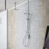 Aqualisa iSystem Smart Shower Exposed with Adjustable and Ceiling Fixed Heads 2 Aqualisa iSystem Smart Shower Exposed with Adjustable and Ceiling Fixed Heads -Showers Shop ISD.A1.EV .DVFC .21 P