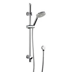 Modern Slide Rail Shower Kit - Chrome - JTY004