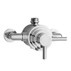 Nuie Series F II Dual Exposed Thermostatic Shower Valve - Chrome - JTY026