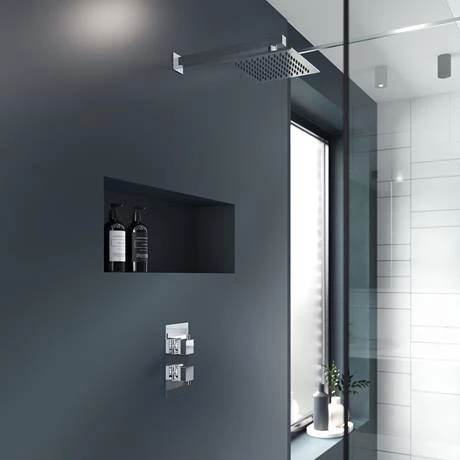 Nuie Series L Twin Concealed Thermostatic Shower Valve - Chrome - JTY301 5 Nuie Series L Twin Concealed Thermostatic Shower Valve - Chrome - JTY301 - Image 3