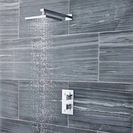 Nuie Series L Twin Concealed Thermostatic Shower Valve - Chrome - JTY301 4 Nuie Series L Twin Concealed Thermostatic Shower Valve - Chrome - JTY301 - Image 2