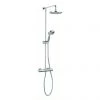 Crosswater - Fusion Multifunction Thermostatic Shower Valve with Fixed Head and Shower Kit - MB500RM -Showers Shop MB500RM P