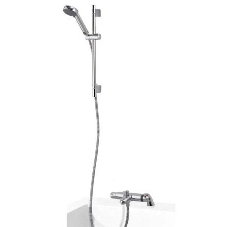 Aqualisa - Midas 100 Thermostatic Bath Shower Mixer with Slide Rail Kit - MD100BSM 3 Aqualisa - Midas 100 Thermostatic Bath Shower Mixer with Slide Rail Kit - MD100BSM