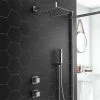 Milan Square Concealed Individual Diverter + Thermostatic Control Valve with Handset + 300mm Shower Head 1 Milan Square Concealed Individual Diverter + Thermostatic Control Valve with Handset + 300mm Shower Head -Showers Shop MIL ISV PK2 nwp