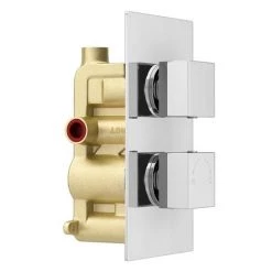 Milan Square Shower Package with Concealed Valve + Head 12 Milan Square Shower Package with Concealed Valve + Head -Showers Shop MIL SCV PK n d2 460