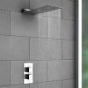 Milan Square Shower Package with Concealed Valve + Flat Fixed Shower Head -Showers Shop MIL SCV PK2 n prod