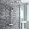 Milan Modern Thermostatic Shower - Chrome