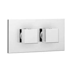 Milan Square Thermostatic 3 Way Concealed Shower Valve with Diverter - Chrome 7 Milan Square Thermostatic 3 Way Concealed Shower Valve with Diverter - Chrome -Showers Shop MIL3WSV n d2 460