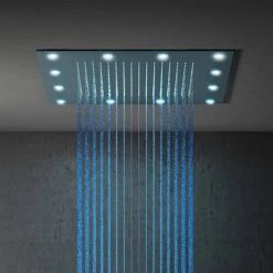 Milan 400mm LED Square Shower Package with Concealed Valve + Handset 11 Milan 400mm LED Square Shower Package with Concealed Valve + Handset -Showers Shop MIL400PK2 d3 460