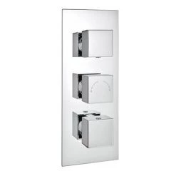 Milan 400mm LED Square Shower Package with Concealed Valve + Handset 12 Milan 400mm LED Square Shower Package with Concealed Valve + Handset -Showers Shop MIL400PK2 d4 460