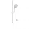Crosswater MPRO Matt White Slide Rail Kit with 120mm 3-Spray Handshower -Showers Shop MPROKITW P
