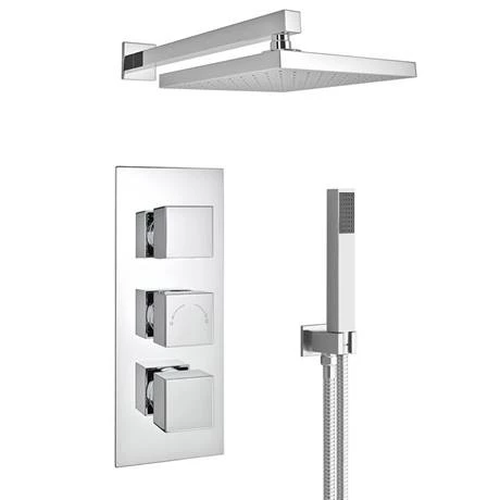 Milan Concealed Shower Package with Head + Handset 4 Milan Concealed Shower Package with Head + Handset - Image 2