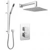Monza Modern Shower Package (Fixed Shower Head + Riser Rail Kit) 1 Monza Modern Shower Package (Fixed Shower Head + Riser Rail Kit) -Showers Shop MZ6A PK1 p