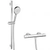 Monza Bar Shower Package with Valve + Slider Rail Kit -Showers Shop MZSP02 p