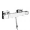 Milan Square Thermostatic Bar Shower Valve - Chrome 2 Milan Square Thermostatic Bar Shower Valve - Chrome -Showers Shop Manhattan Square Thermostatic Bar Shower Valve Chrome p