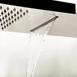 Milan Shower Valve with Built-in Diverter + Rainfall/Water Blade Shower Head -Showers Shop Milan Shower Valve with Built in Diverter Rainfall Water Blade Shower Head d4 460